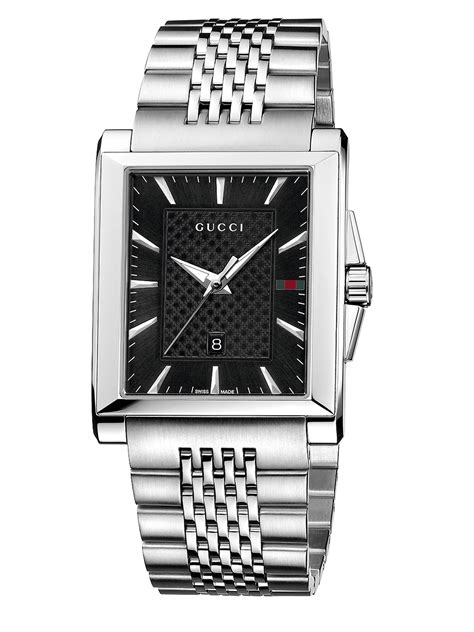 mens gucci watch square|Gucci rectangular watch.